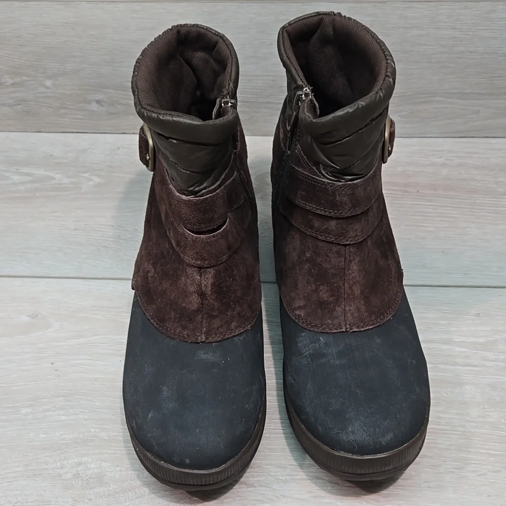 The North Face Women's Heat SeekerSuede& Leather Rubber Ankle Boots Shoes Sz 8